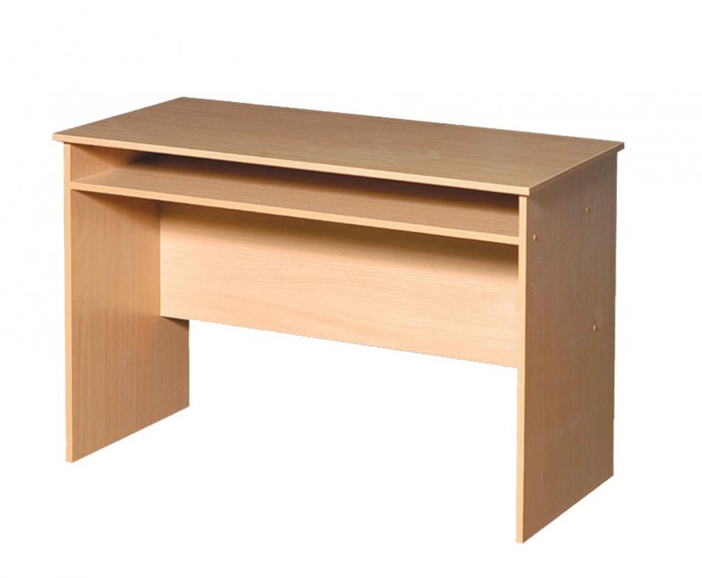 Стіл письмовий П-подібний з полицею,з ламінованої ДСП, (ТОВ ‘’АЛМАНТ’’), 1200х600х750 мм.